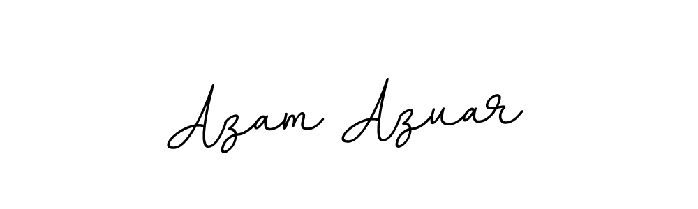 You should practise on your own different ways (BallpointsItalic-DORy9) to write your name (Azam Azuar) in signature. don't let someone else do it for you. Azam Azuar signature style 11 images and pictures png