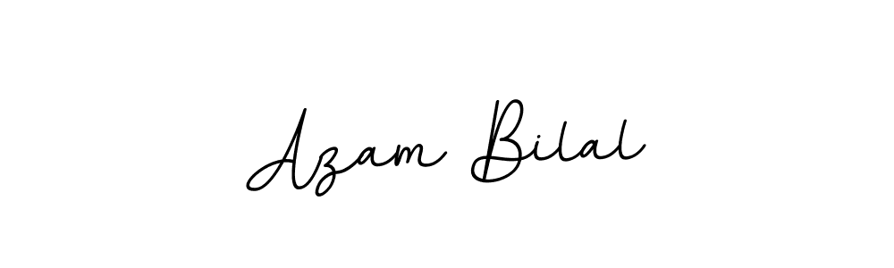 if you are searching for the best signature style for your name Azam Bilal. so please give up your signature search. here we have designed multiple signature styles  using BallpointsItalic-DORy9. Azam Bilal signature style 11 images and pictures png