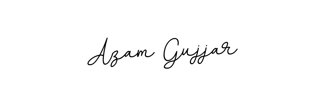 It looks lik you need a new signature style for name Azam Gujjar. Design unique handwritten (BallpointsItalic-DORy9) signature with our free signature maker in just a few clicks. Azam Gujjar signature style 11 images and pictures png
