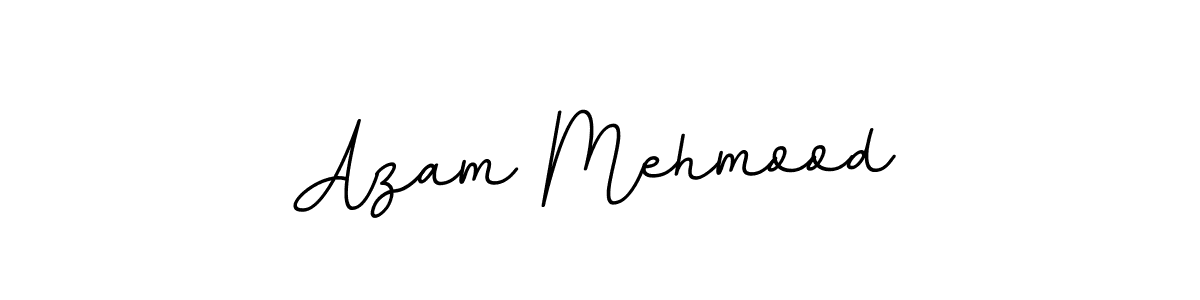 Use a signature maker to create a handwritten signature online. With this signature software, you can design (BallpointsItalic-DORy9) your own signature for name Azam Mehmood. Azam Mehmood signature style 11 images and pictures png