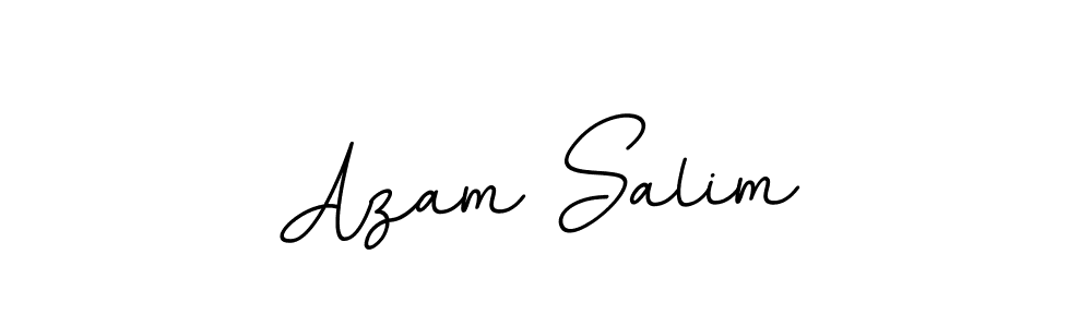 Use a signature maker to create a handwritten signature online. With this signature software, you can design (BallpointsItalic-DORy9) your own signature for name Azam Salim. Azam Salim signature style 11 images and pictures png