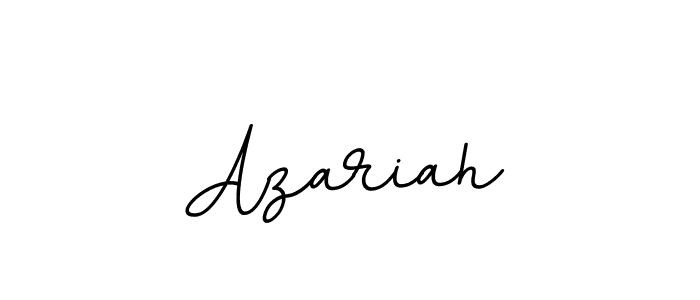 Use a signature maker to create a handwritten signature online. With this signature software, you can design (BallpointsItalic-DORy9) your own signature for name Azariah. Azariah signature style 11 images and pictures png