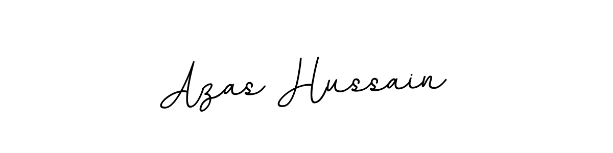Use a signature maker to create a handwritten signature online. With this signature software, you can design (BallpointsItalic-DORy9) your own signature for name Azas Hussain. Azas Hussain signature style 11 images and pictures png