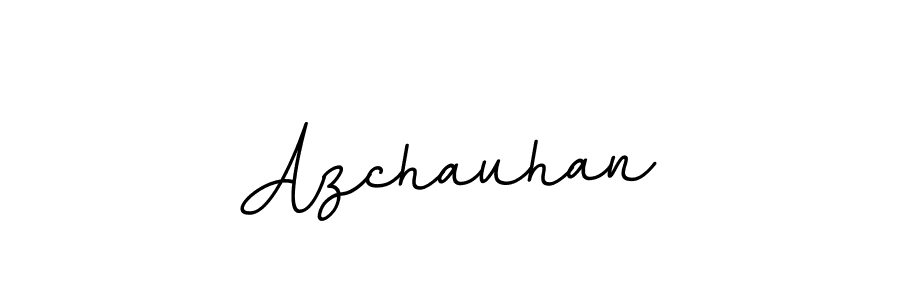 Use a signature maker to create a handwritten signature online. With this signature software, you can design (BallpointsItalic-DORy9) your own signature for name Azchauhan. Azchauhan signature style 11 images and pictures png