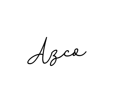 You should practise on your own different ways (BallpointsItalic-DORy9) to write your name (Azco) in signature. don't let someone else do it for you. Azco signature style 11 images and pictures png