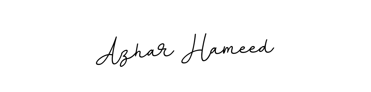 Azhar Hameed stylish signature style. Best Handwritten Sign (BallpointsItalic-DORy9) for my name. Handwritten Signature Collection Ideas for my name Azhar Hameed. Azhar Hameed signature style 11 images and pictures png