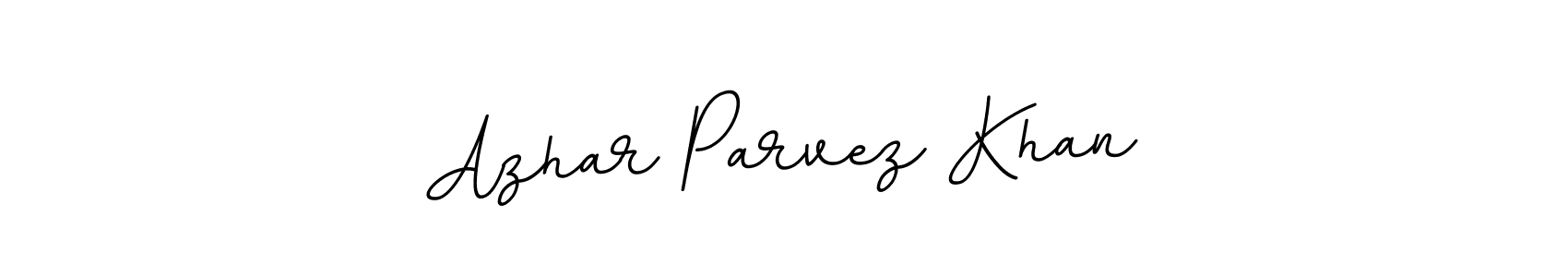 Create a beautiful signature design for name Azhar Parvez Khan. With this signature (BallpointsItalic-DORy9) fonts, you can make a handwritten signature for free. Azhar Parvez Khan signature style 11 images and pictures png