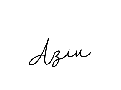 Use a signature maker to create a handwritten signature online. With this signature software, you can design (BallpointsItalic-DORy9) your own signature for name Aziu. Aziu signature style 11 images and pictures png