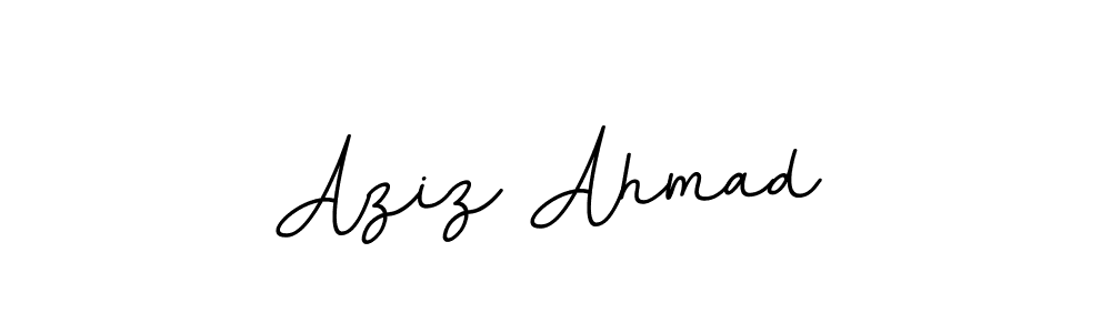 It looks lik you need a new signature style for name Aziz Ahmad. Design unique handwritten (BallpointsItalic-DORy9) signature with our free signature maker in just a few clicks. Aziz Ahmad signature style 11 images and pictures png