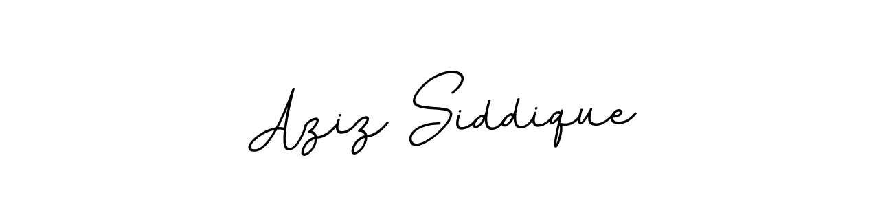 Make a beautiful signature design for name Aziz Siddique. With this signature (BallpointsItalic-DORy9) style, you can create a handwritten signature for free. Aziz Siddique signature style 11 images and pictures png