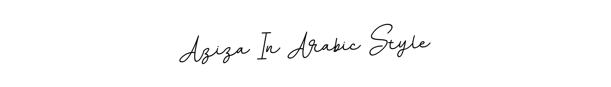 It looks lik you need a new signature style for name Aziza In Arabic Style. Design unique handwritten (BallpointsItalic-DORy9) signature with our free signature maker in just a few clicks. Aziza In Arabic Style signature style 11 images and pictures png