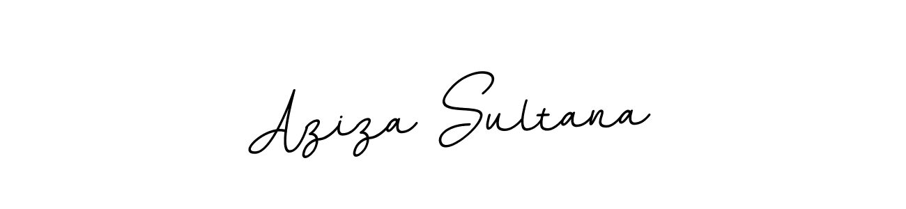 Make a beautiful signature design for name Aziza Sultana. With this signature (BallpointsItalic-DORy9) style, you can create a handwritten signature for free. Aziza Sultana signature style 11 images and pictures png