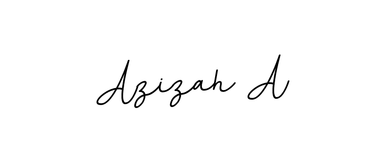 It looks lik you need a new signature style for name Azizah A. Design unique handwritten (BallpointsItalic-DORy9) signature with our free signature maker in just a few clicks. Azizah A signature style 11 images and pictures png