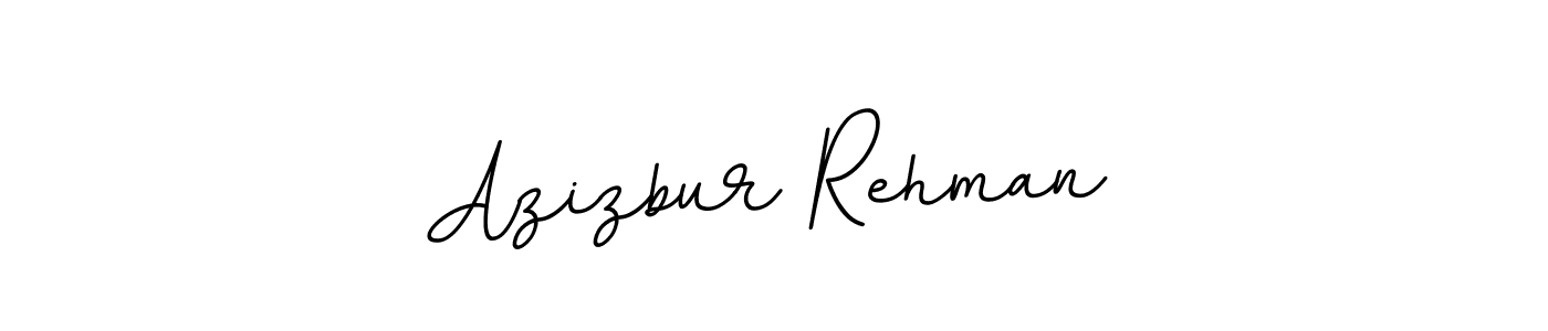 Design your own signature with our free online signature maker. With this signature software, you can create a handwritten (BallpointsItalic-DORy9) signature for name Azizbur Rehman. Azizbur Rehman signature style 11 images and pictures png