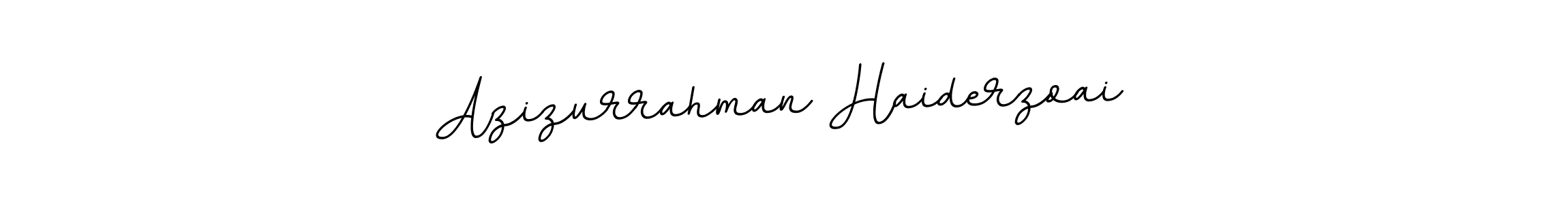Create a beautiful signature design for name Azizurrahman Haiderzoai. With this signature (BallpointsItalic-DORy9) fonts, you can make a handwritten signature for free. Azizurrahman Haiderzoai signature style 11 images and pictures png