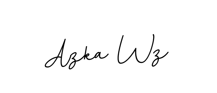 You can use this online signature creator to create a handwritten signature for the name Azka Wz. This is the best online autograph maker. Azka Wz signature style 11 images and pictures png