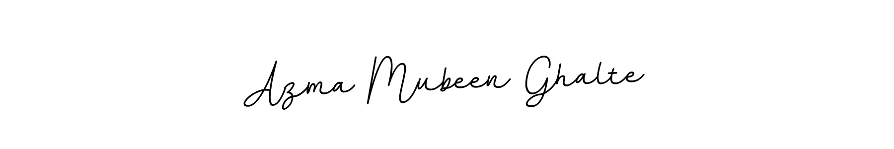 Create a beautiful signature design for name Azma Mubeen Ghalte. With this signature (BallpointsItalic-DORy9) fonts, you can make a handwritten signature for free. Azma Mubeen Ghalte signature style 11 images and pictures png