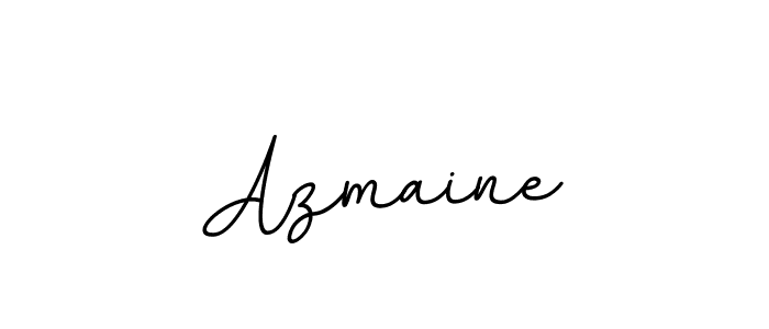 How to make Azmaine signature? BallpointsItalic-DORy9 is a professional autograph style. Create handwritten signature for Azmaine name. Azmaine signature style 11 images and pictures png