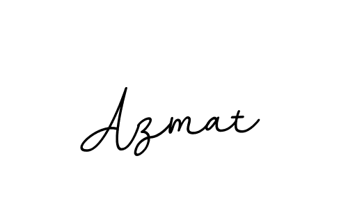 Use a signature maker to create a handwritten signature online. With this signature software, you can design (BallpointsItalic-DORy9) your own signature for name Azmat. Azmat signature style 11 images and pictures png