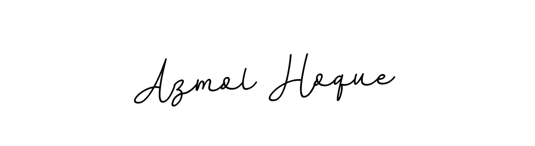 How to make Azmol Hoque name signature. Use BallpointsItalic-DORy9 style for creating short signs online. This is the latest handwritten sign. Azmol Hoque signature style 11 images and pictures png