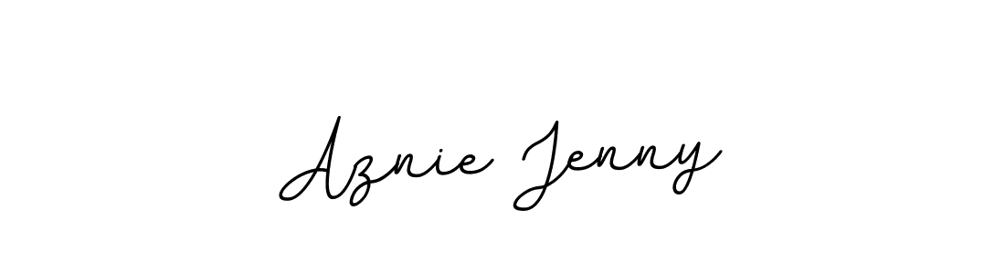 Similarly BallpointsItalic-DORy9 is the best handwritten signature design. Signature creator online .You can use it as an online autograph creator for name Aznie Jenny. Aznie Jenny signature style 11 images and pictures png