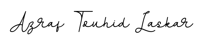 Discover how Azraf Touhid Laskar looks in an executive cursive font (BallpointsItalic-DORy9). Perfect for legal documents, invoices, and certificates. Azraf Touhid Laskar signature style 11 images and pictures png