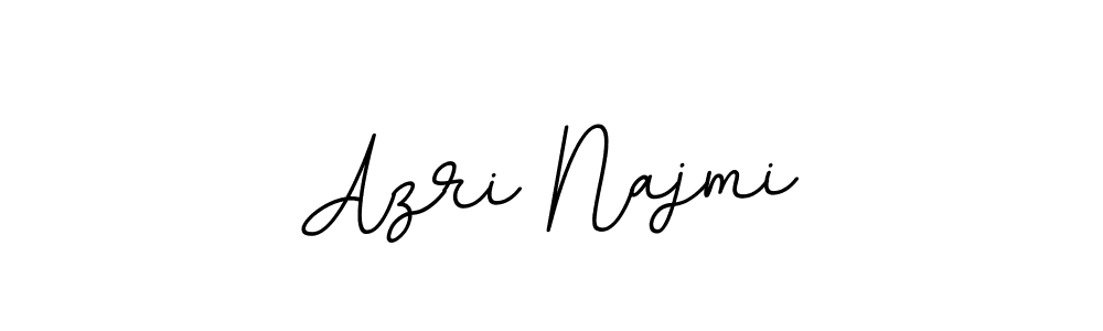 Design your own signature with our free online signature maker. With this signature software, you can create a handwritten (BallpointsItalic-DORy9) signature for name Azri Najmi. Azri Najmi signature style 11 images and pictures png