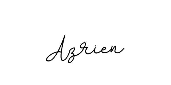 Make a beautiful signature design for name Azrien. With this signature (BallpointsItalic-DORy9) style, you can create a handwritten signature for free. Azrien signature style 11 images and pictures png