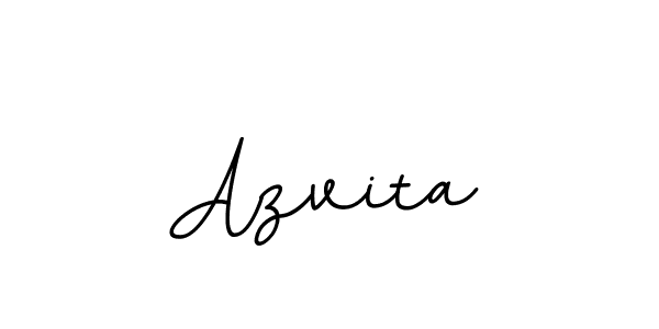 Use a signature maker to create a handwritten signature online. With this signature software, you can design (BallpointsItalic-DORy9) your own signature for name Azvita. Azvita signature style 11 images and pictures png