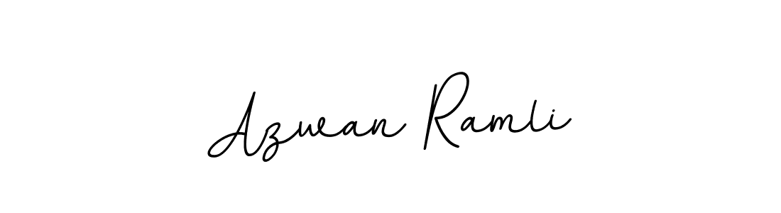 Create a beautiful signature design for name Azwan Ramli. With this signature (BallpointsItalic-DORy9) fonts, you can make a handwritten signature for free. Azwan Ramli signature style 11 images and pictures png