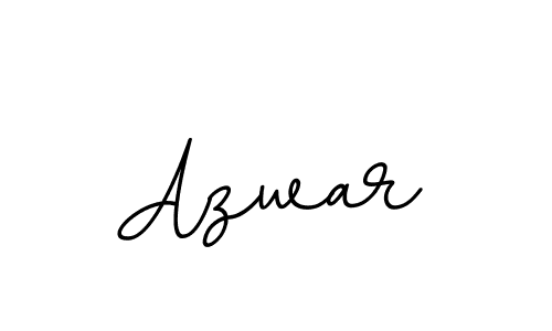 Make a beautiful signature design for name Azwar. With this signature (BallpointsItalic-DORy9) style, you can create a handwritten signature for free. Azwar signature style 11 images and pictures png