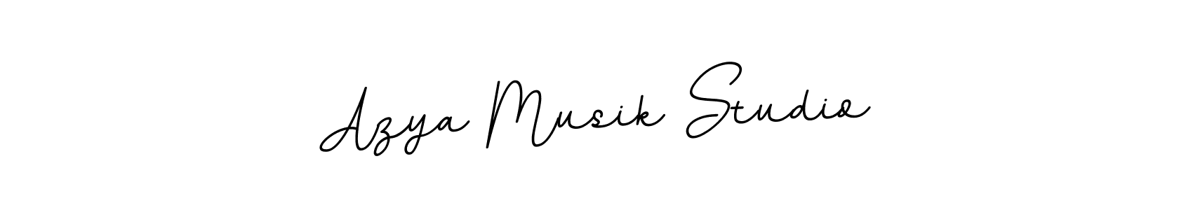 if you are searching for the best signature style for your name Azya Musik Studio. so please give up your signature search. here we have designed multiple signature styles  using BallpointsItalic-DORy9. Azya Musik Studio signature style 11 images and pictures png