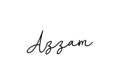 Make a beautiful signature design for name Azzam. With this signature (BallpointsItalic-DORy9) style, you can create a handwritten signature for free. Azzam signature style 11 images and pictures png