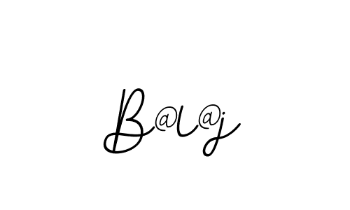 You should practise on your own different ways (BallpointsItalic-DORy9) to write your name (B@l@j) in signature. don't let someone else do it for you. B@l@j signature style 11 images and pictures png