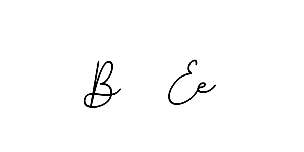 Make a beautiful signature design for name B   Ee. With this signature (BallpointsItalic-DORy9) style, you can create a handwritten signature for free. B   Ee signature style 11 images and pictures png