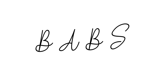 Make a beautiful signature design for name B A B S. With this signature (BallpointsItalic-DORy9) style, you can create a handwritten signature for free. B A B S signature style 11 images and pictures png