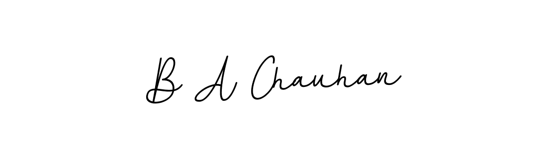 Also we have B A Chauhan name is the best signature style. Create professional handwritten signature collection using BallpointsItalic-DORy9 autograph style. B A Chauhan signature style 11 images and pictures png