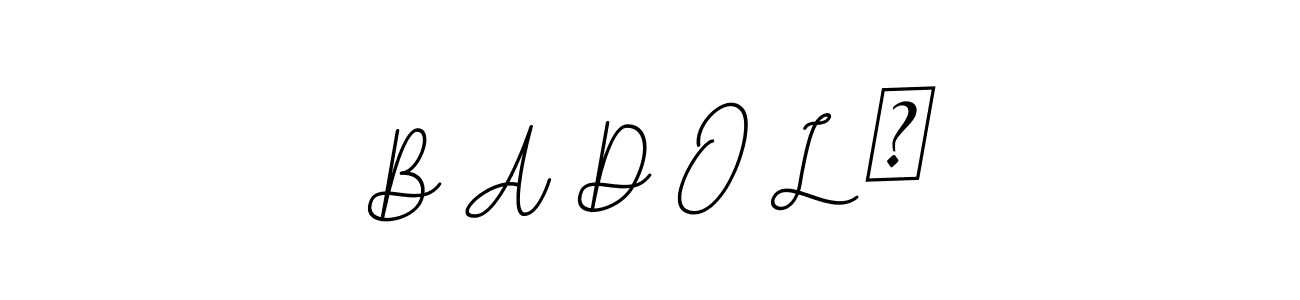 You can use this online signature creator to create a handwritten signature for the name B A D O L ツ. This is the best online autograph maker. B A D O L ツ signature style 11 images and pictures png
