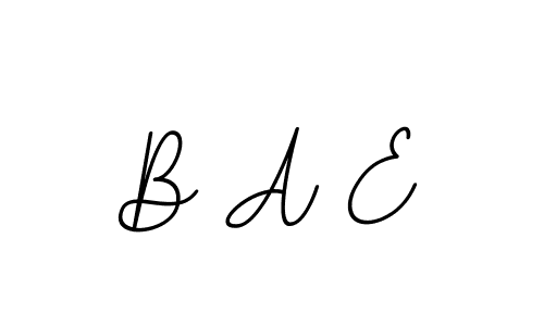 Make a beautiful signature design for name B A E. With this signature (BallpointsItalic-DORy9) style, you can create a handwritten signature for free. B A E signature style 11 images and pictures png