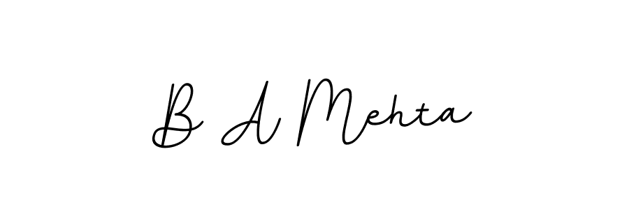 How to make B A Mehta signature? BallpointsItalic-DORy9 is a professional autograph style. Create handwritten signature for B A Mehta name. B A Mehta signature style 11 images and pictures png