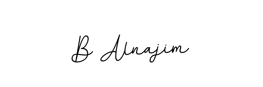 Create a beautiful signature design for name B Alnajim. With this signature (BallpointsItalic-DORy9) fonts, you can make a handwritten signature for free. B Alnajim signature style 11 images and pictures png