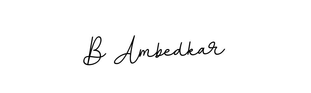 How to make B Ambedkar name signature. Use BallpointsItalic-DORy9 style for creating short signs online. This is the latest handwritten sign. B Ambedkar signature style 11 images and pictures png