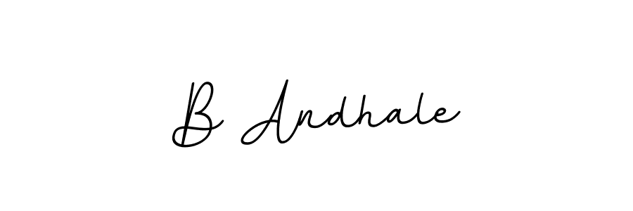 B Andhale stylish signature style. Best Handwritten Sign (BallpointsItalic-DORy9) for my name. Handwritten Signature Collection Ideas for my name B Andhale. B Andhale signature style 11 images and pictures png