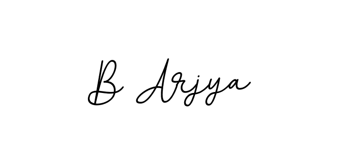 Make a beautiful signature design for name B Arjya. Use this online signature maker to create a handwritten signature for free. B Arjya signature style 11 images and pictures png