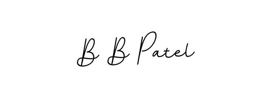 Make a beautiful signature design for name B B Patel. Use this online signature maker to create a handwritten signature for free. B B Patel signature style 11 images and pictures png