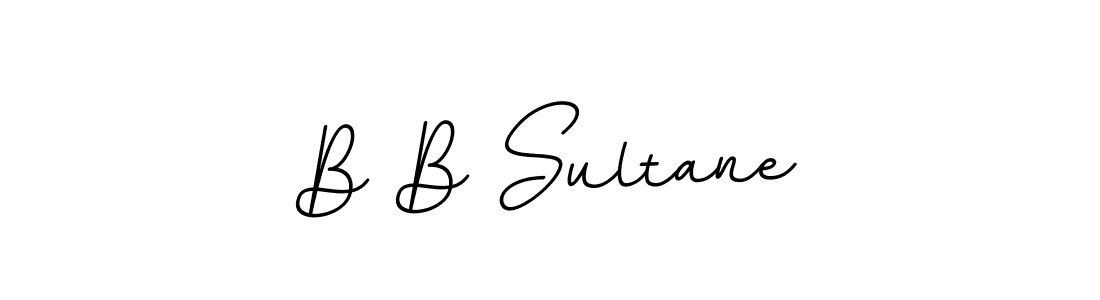 Use a signature maker to create a handwritten signature online. With this signature software, you can design (BallpointsItalic-DORy9) your own signature for name B B Sultane. B B Sultane signature style 11 images and pictures png