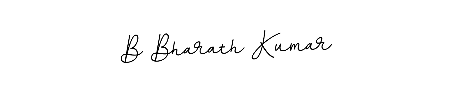 How to make B Bharath Kumar name signature. Use BallpointsItalic-DORy9 style for creating short signs online. This is the latest handwritten sign. B Bharath Kumar signature style 11 images and pictures png