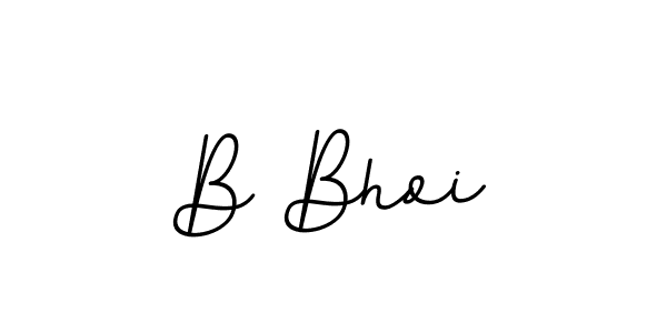 Use a signature maker to create a handwritten signature online. With this signature software, you can design (BallpointsItalic-DORy9) your own signature for name B Bhoi. B Bhoi signature style 11 images and pictures png