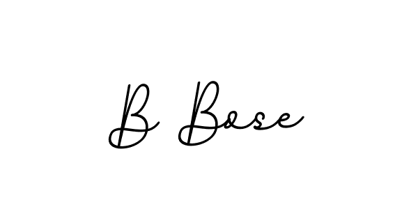 B Bose stylish signature style. Best Handwritten Sign (BallpointsItalic-DORy9) for my name. Handwritten Signature Collection Ideas for my name B Bose. B Bose signature style 11 images and pictures png