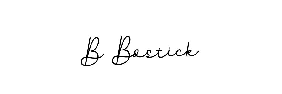 Make a beautiful signature design for name B Bostick. Use this online signature maker to create a handwritten signature for free. B Bostick signature style 11 images and pictures png